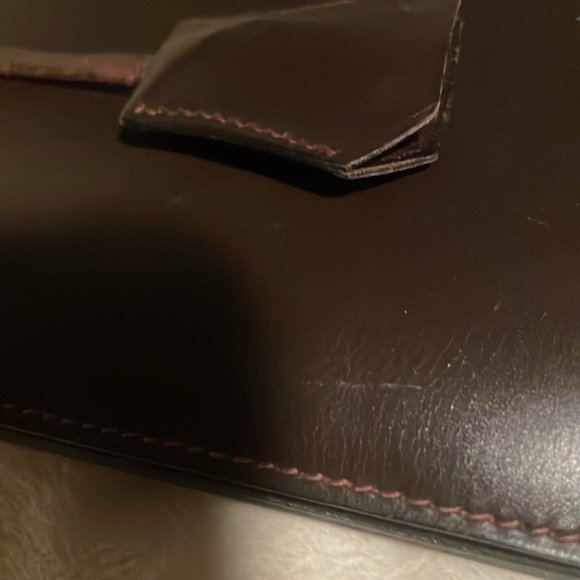 1960’s Hermes Paris Brown Leather Portfolio - Picture 3 of 8